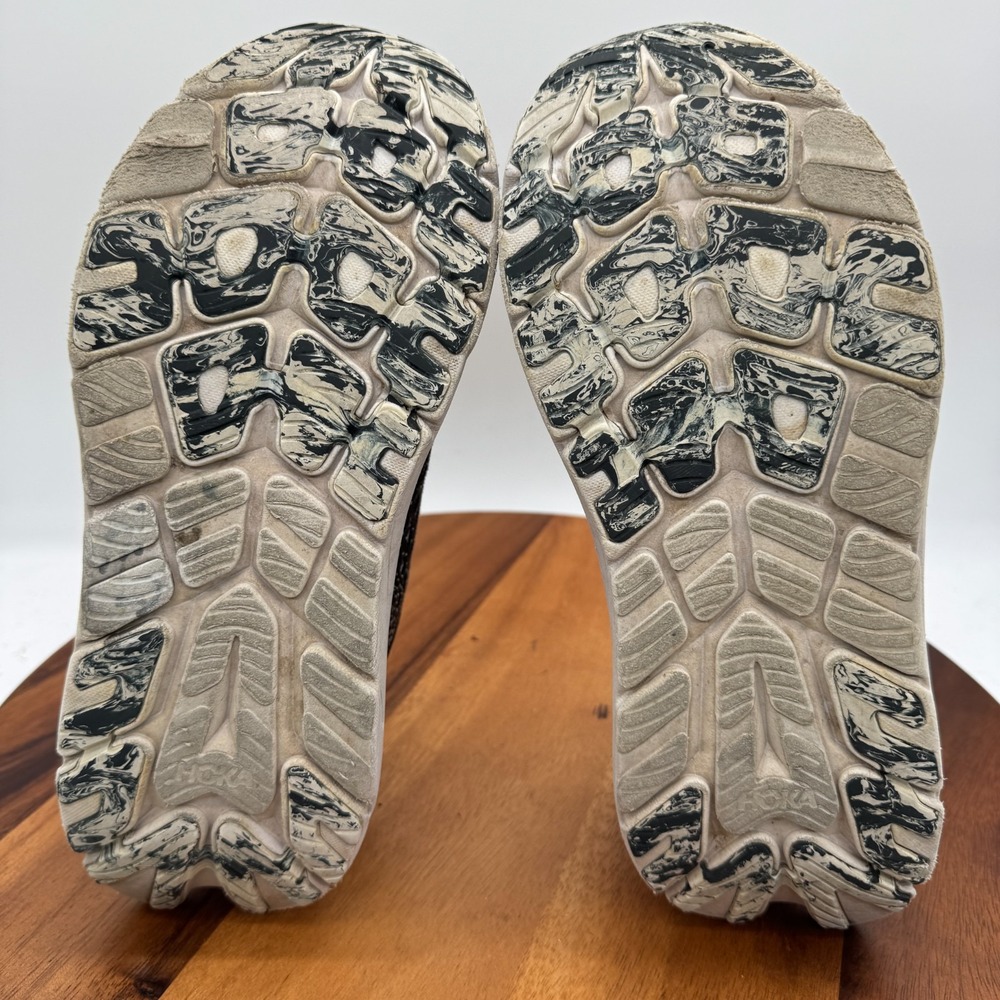 Hoka One One Kawana Women's Size 8.5US Black/White Textile Synthetic Shoes - Picture 7 of 9